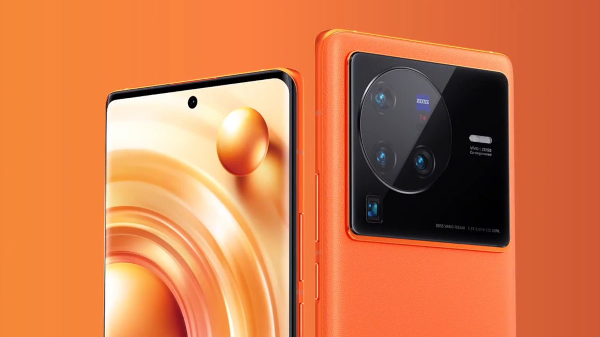 Vivo X80 series orange