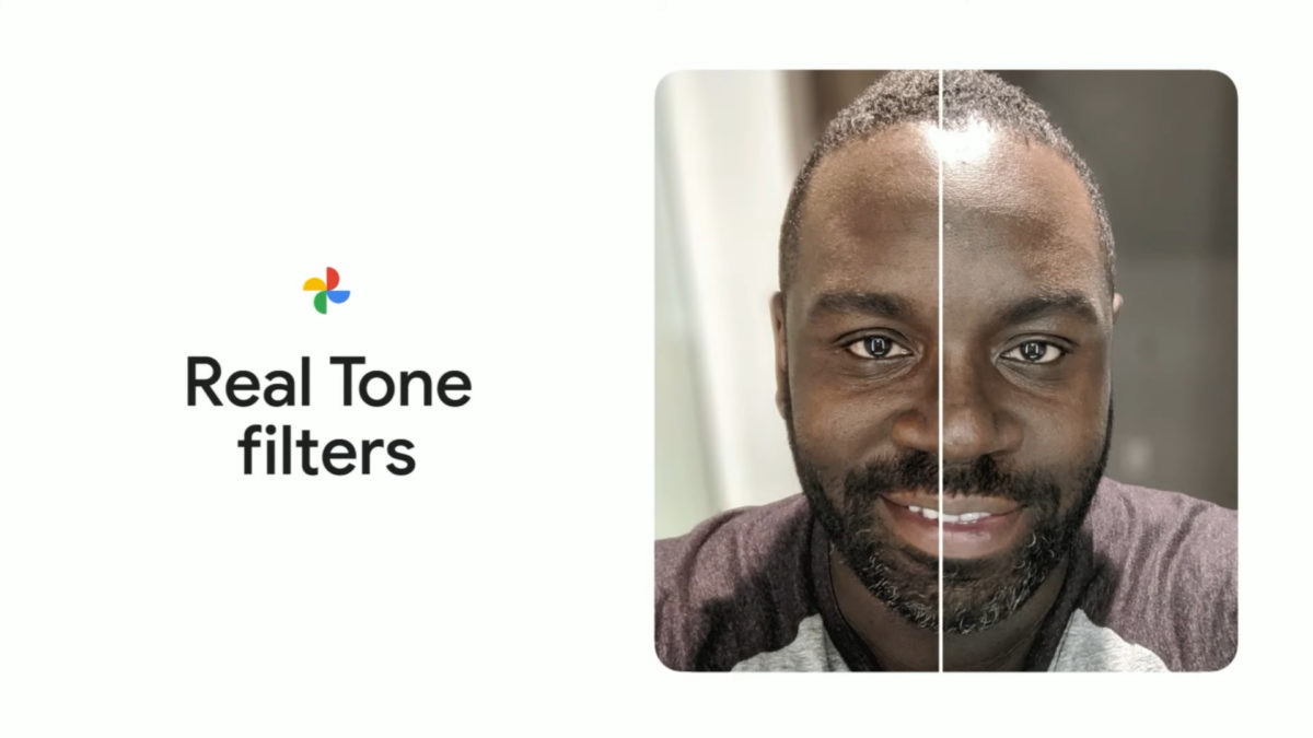 Google Photos real tone filters