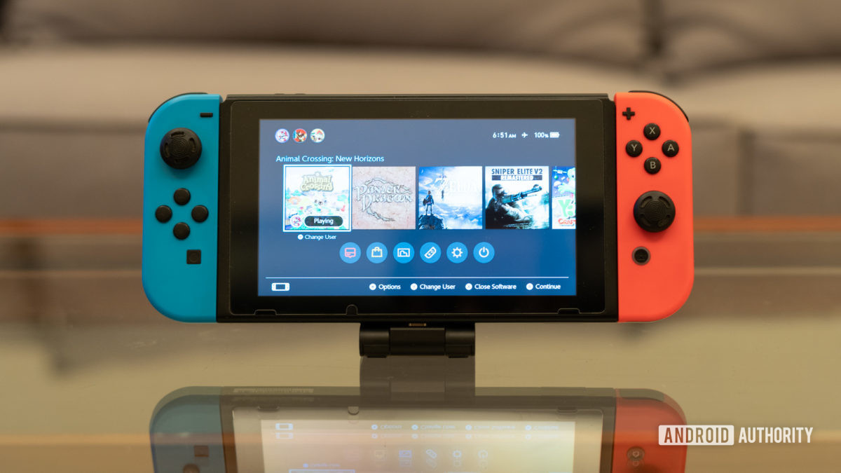 Nintendo Switch front shot