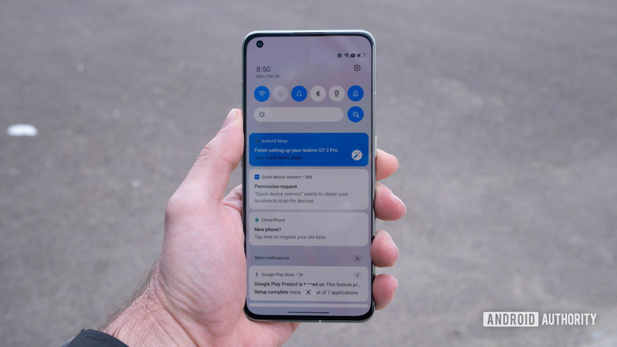 Realme GT 2 Pro notifications