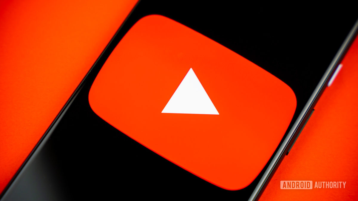 YouTube on smartphone 