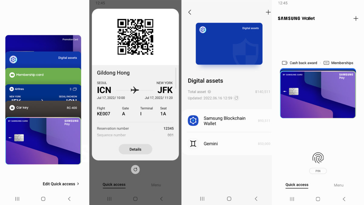 Samsung Wallet 2022 Screenshots