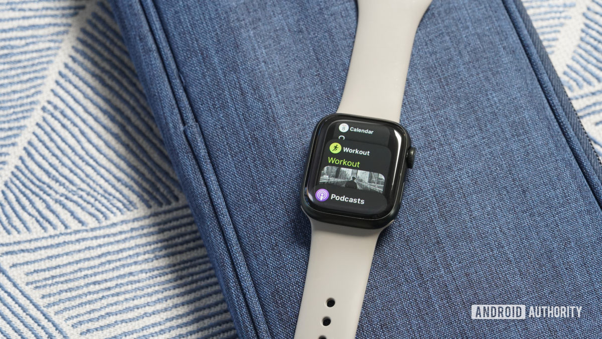 The watchOS 9 software includes a refreshed Dock and upgrades to other native apps including the Calendar, Podcast, and Workout apps.