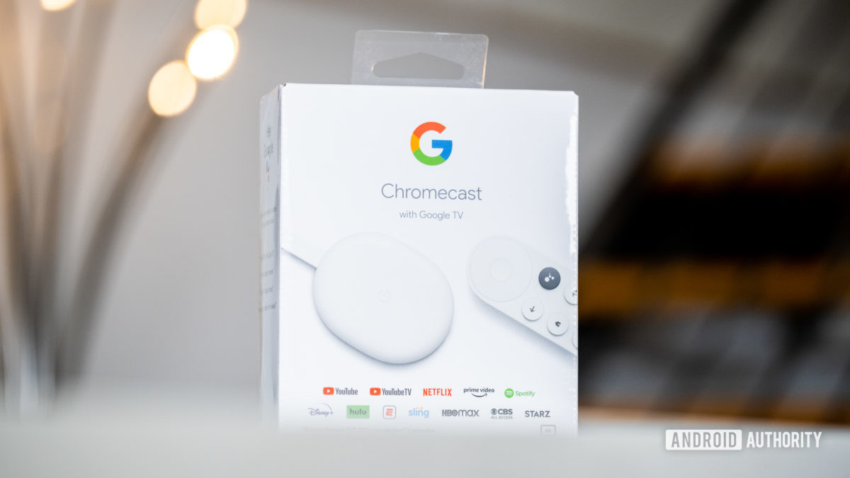 Google Chromecast with Google TV box