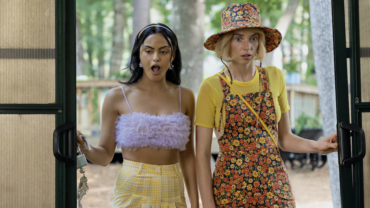 Camila Mendes as Drea and Maya Hawke as Eleanor in Do Revenge - best new streaming movies