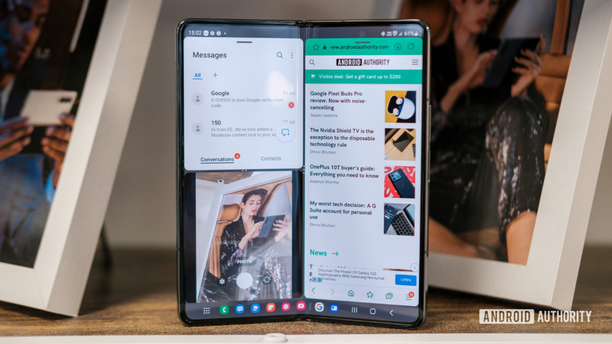 Samsung Galaxy Z Fold 4 multi window Samsung Galaxy Z Fold 4 multi window