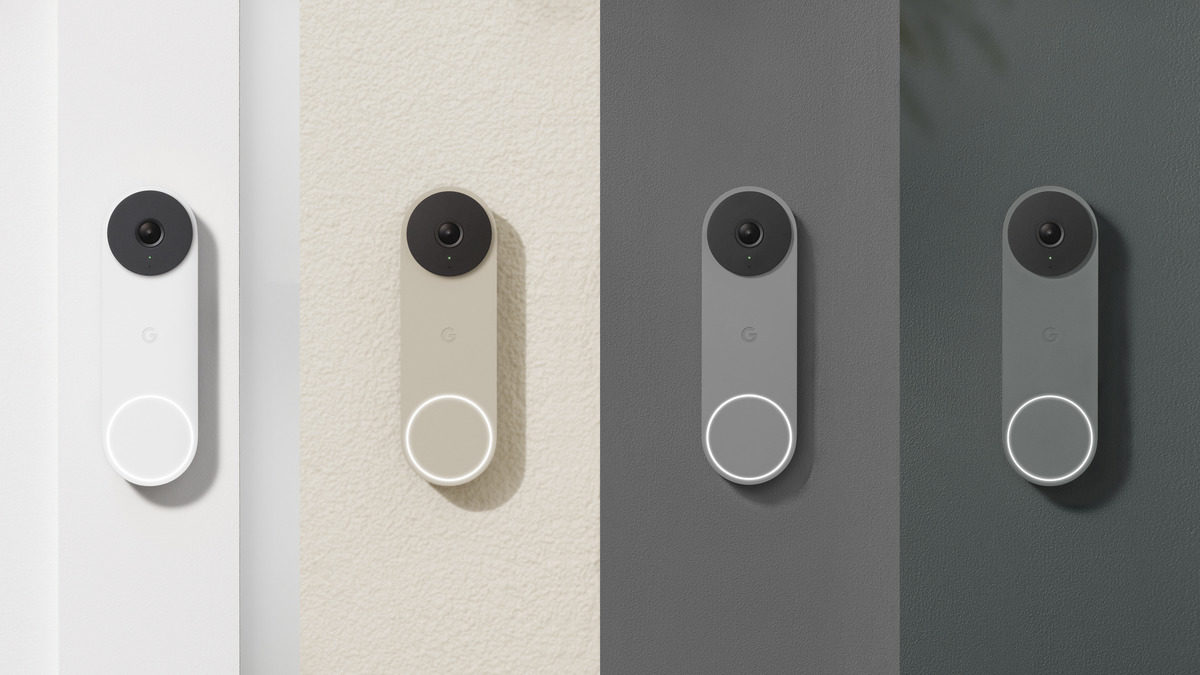 Nest Doorbell 4 colors