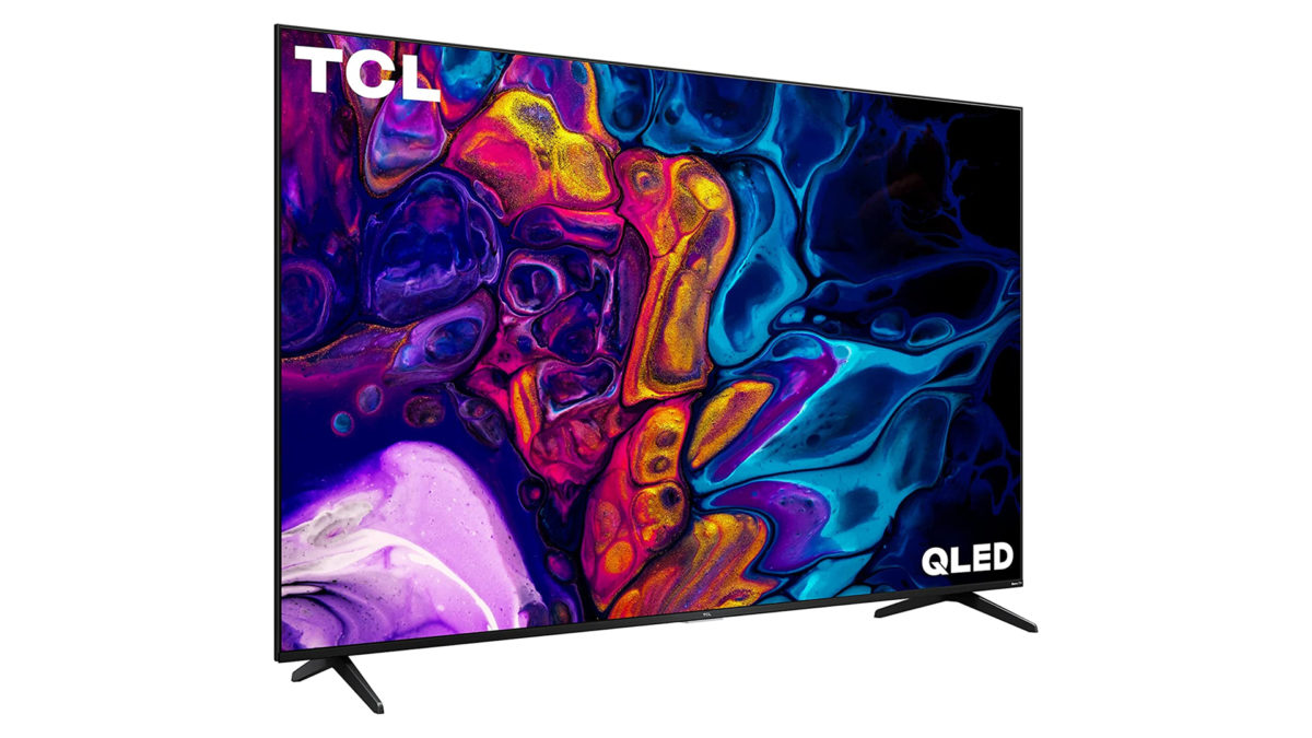 A product shot of a 2022 TCL Class 5 Roku TV.