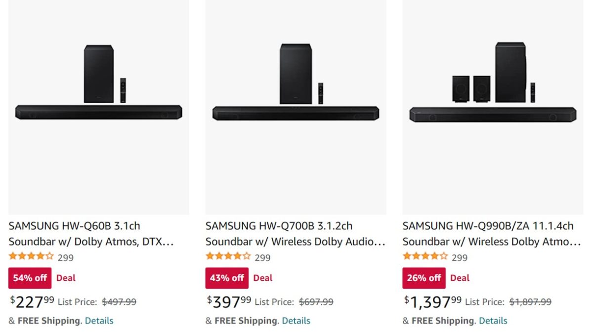 Samsung Black Friday Soundbar Deals