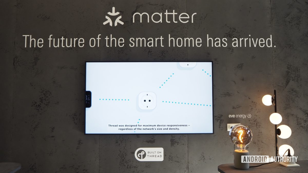 eve energy and lighbulb matter display