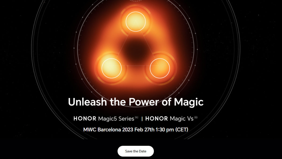 Honor Magic Vs Magic 5 series MWC 2023