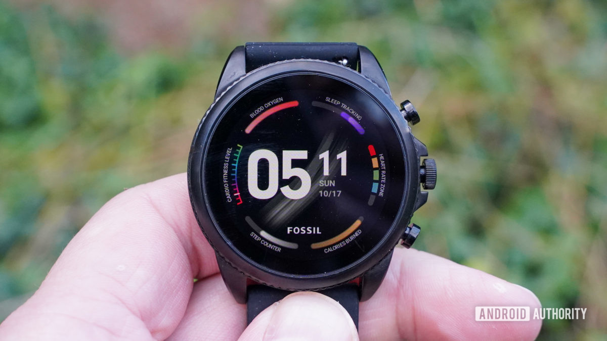 Fossil Gen 6 main watch face