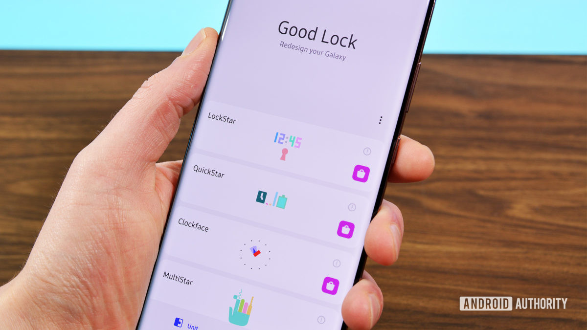 Samsung Good Lock 2021 Menu