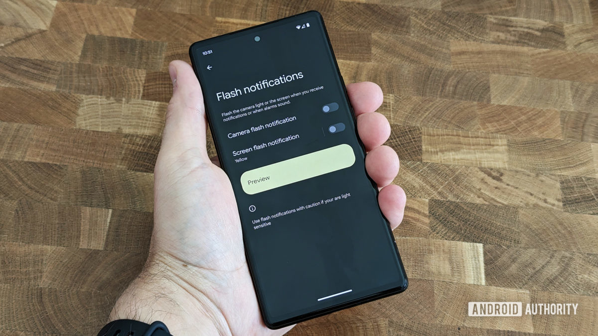 Android 14 Notifications Light Options