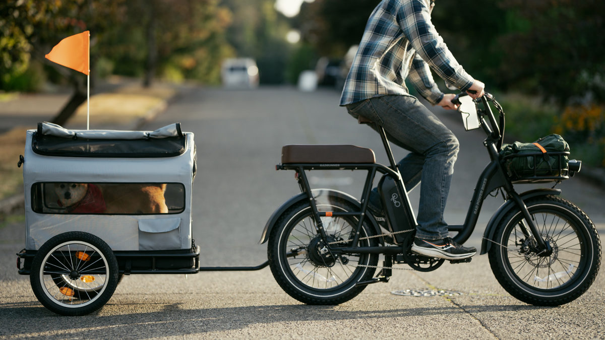 Rad Power Bike with Pet Trailer