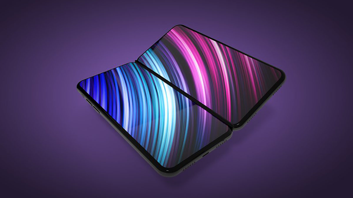 Foldable iPhone Mockup