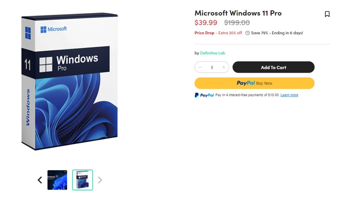 Windows 11 Pro Deal