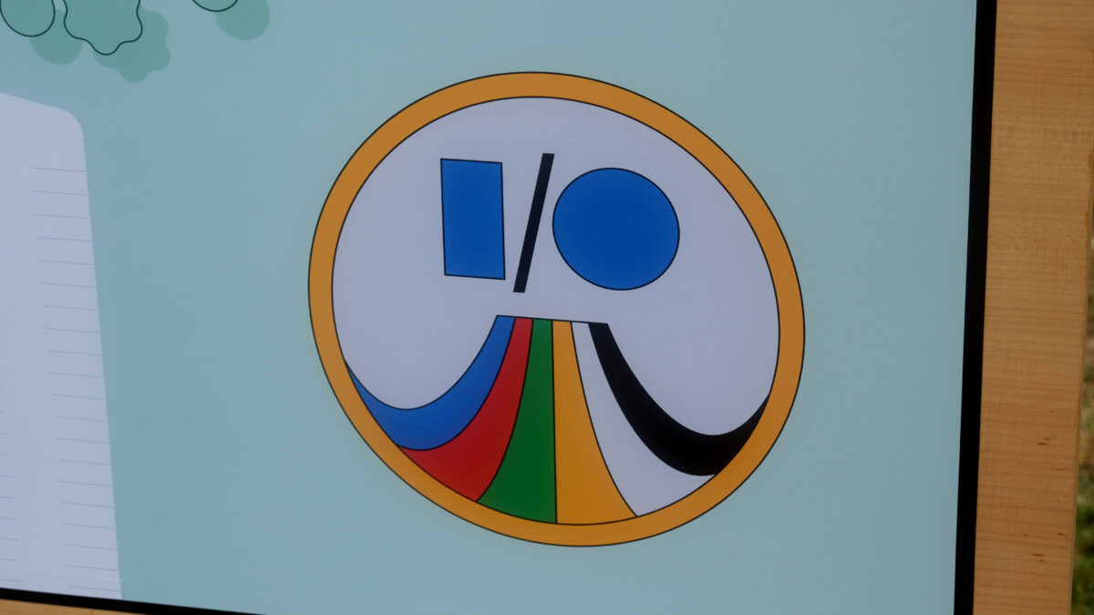 Google IO 2023 Logo Stock Image