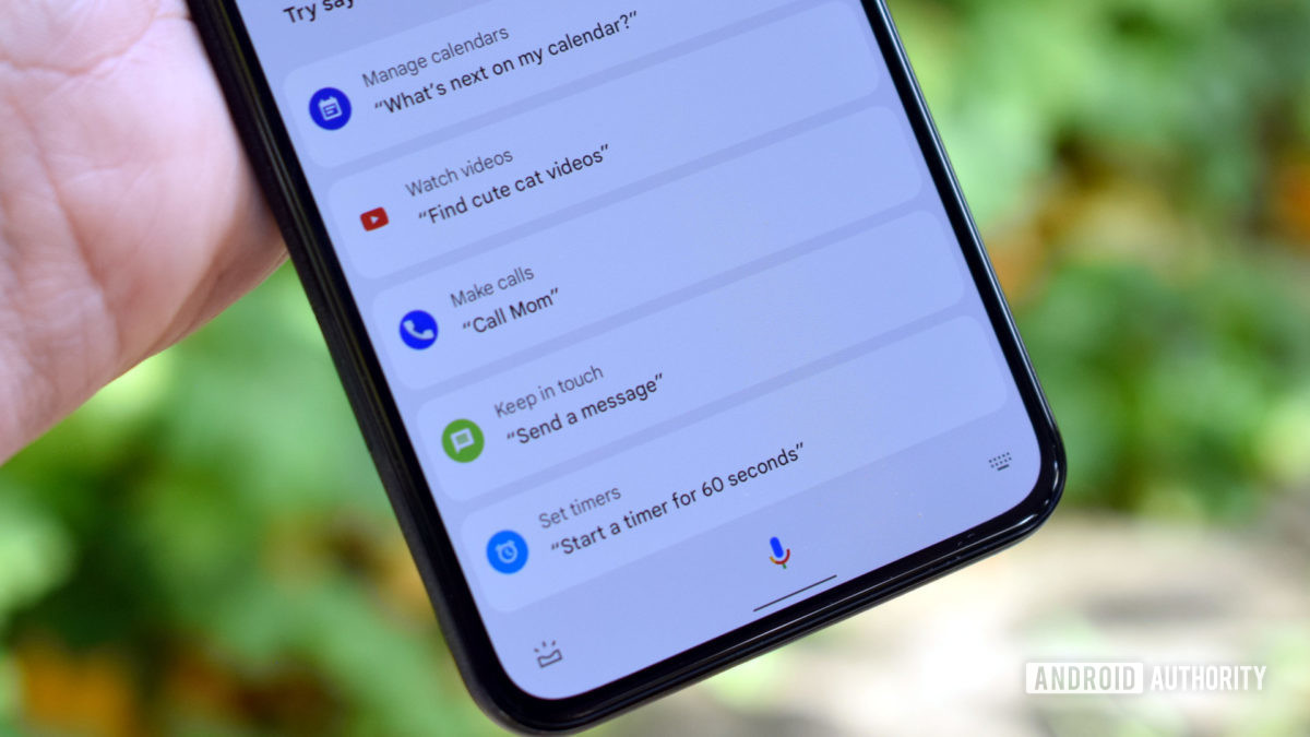 Google Pixel 5 Google Assistant features