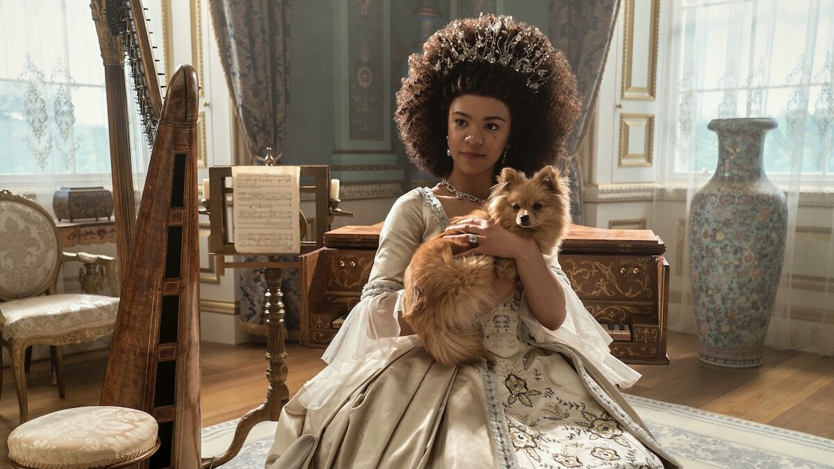 India Amarteifio as Young Queen Charlotte in Queen Charlotte A Bridgerton Story - best new streaming shows