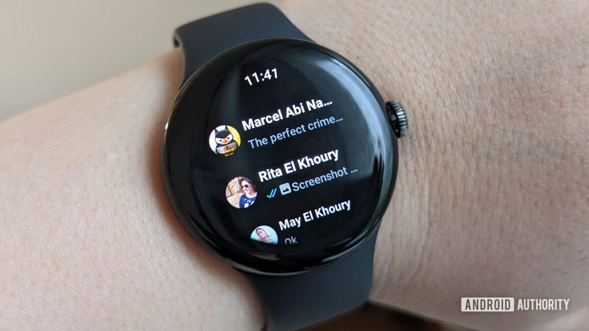 whatsapp wear os pixel watch