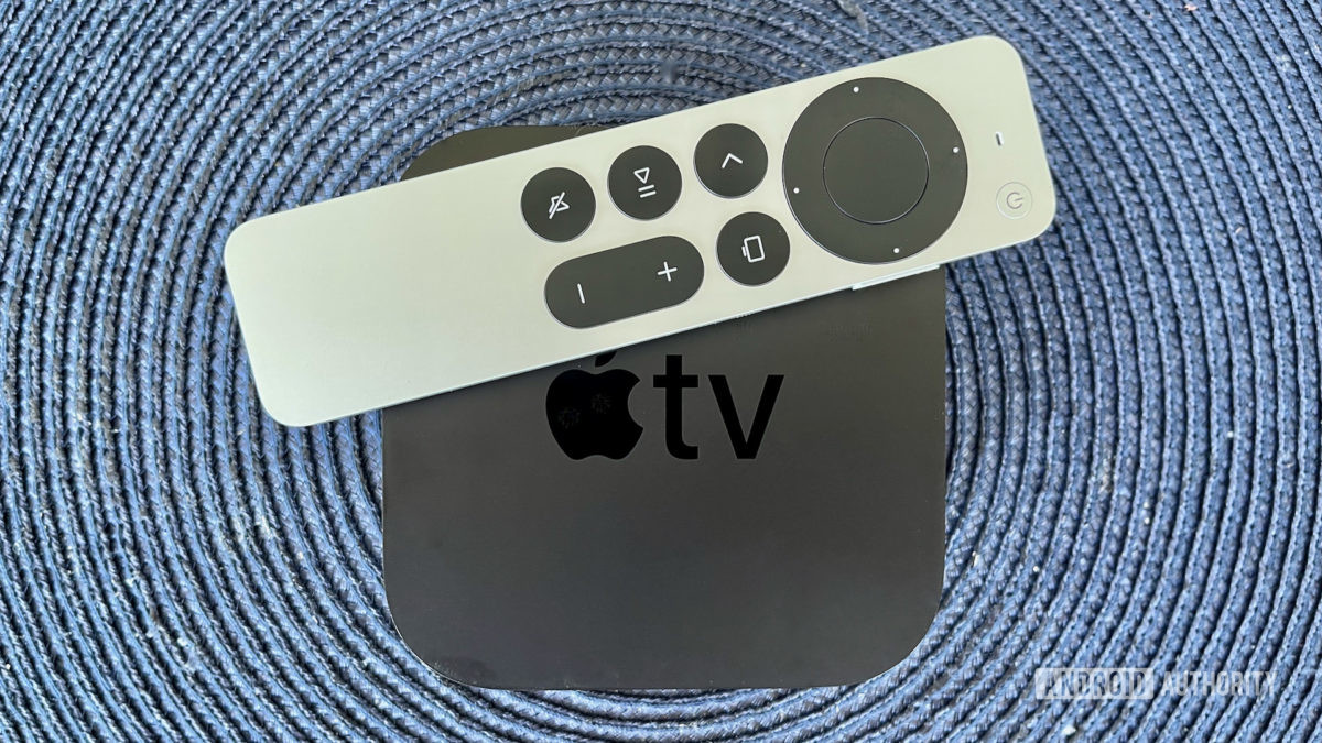 Apple TV 4K with remote