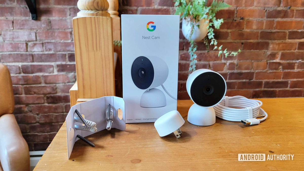 Google Nest Cam Wired Review Retail Box Contents