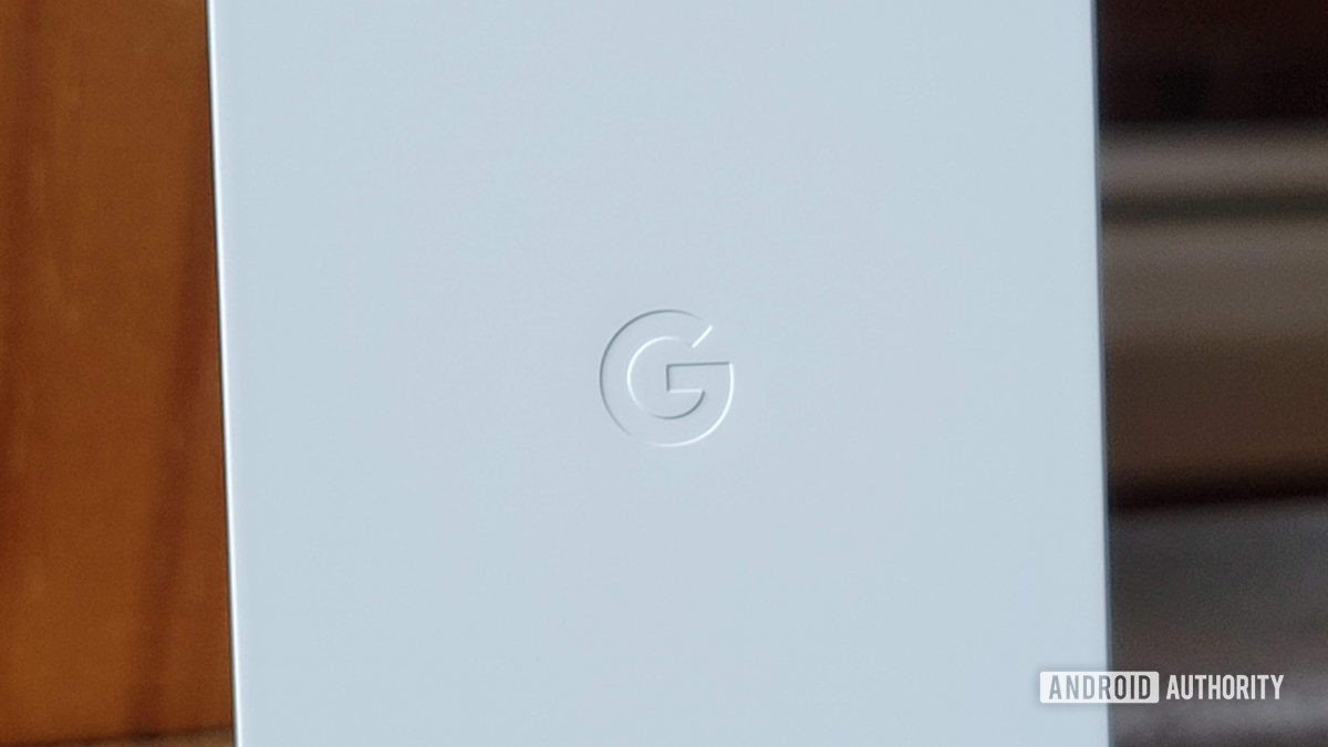Google Nest Doorbell Review Google Logo Close Up