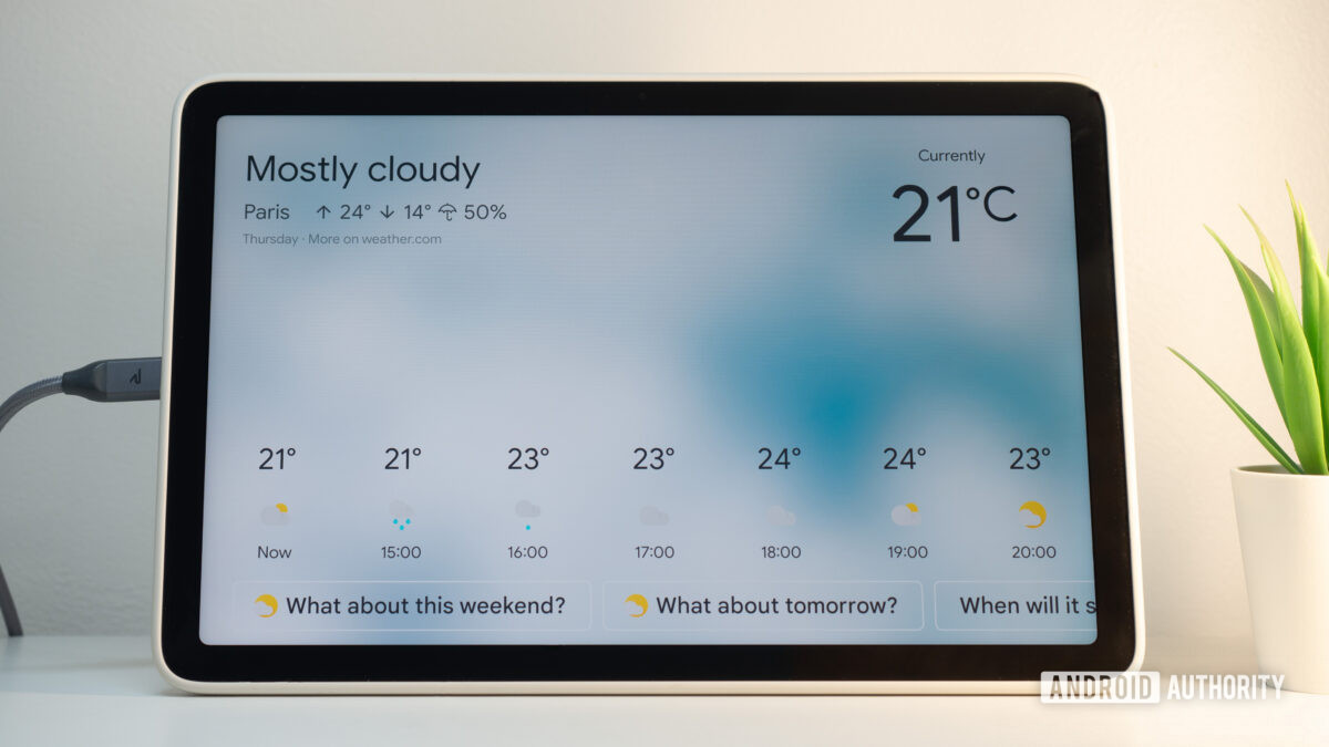 google pixel tablet hub mode while charging 3