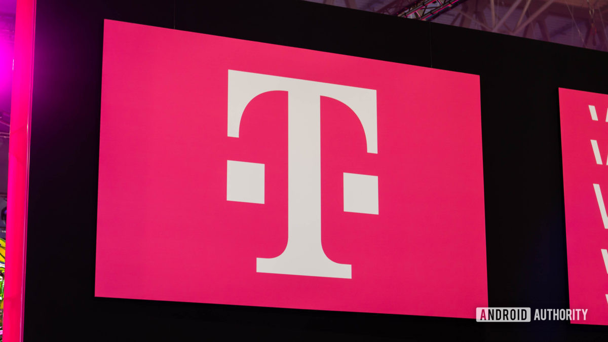 T Mobile logo on sign