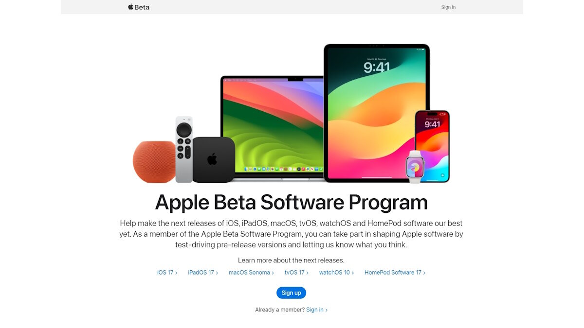 Apple Beta Software Program