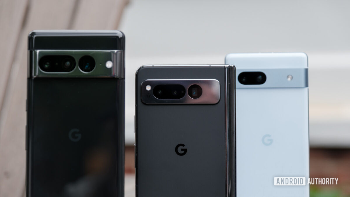 google pixel fold camera vs google pixel 7 pro camera vs google pixel 7a camera