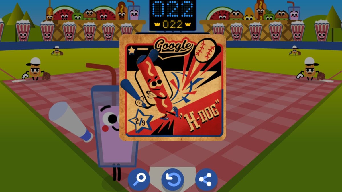 google doodle baseball