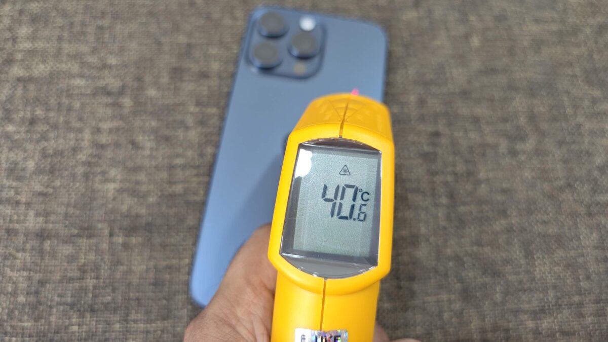 iPhone 15 Pro Max Charging Temp