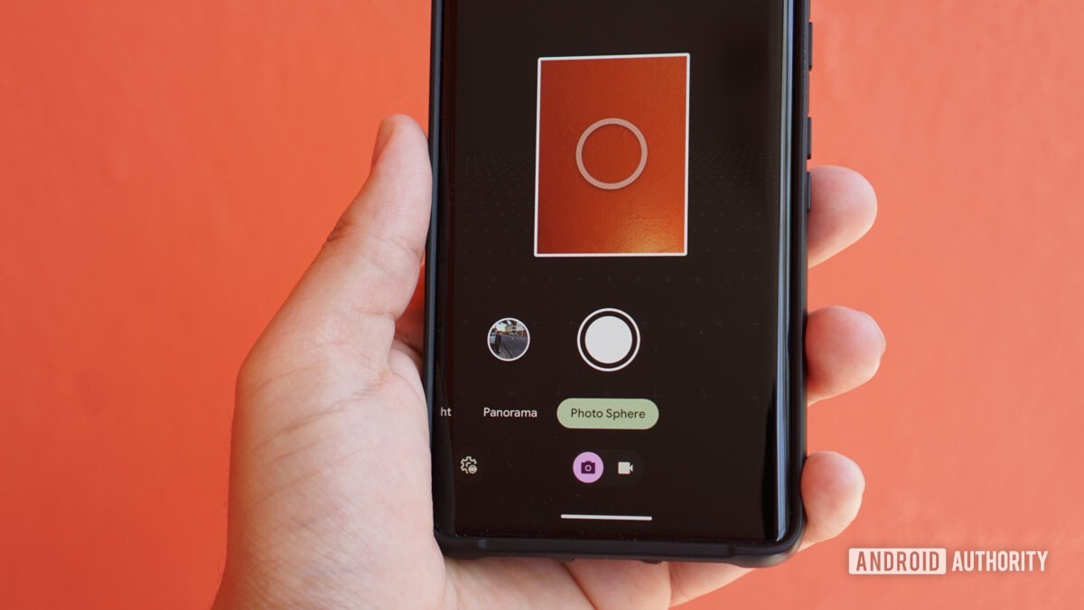 Photo Sphere mode on the Pixel 7 Pro.