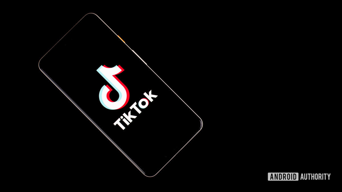 Tiktok stock photo on smartphone