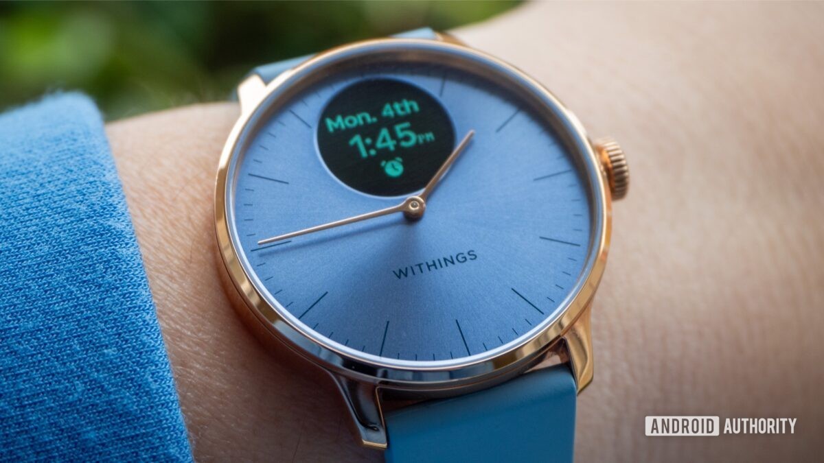 withings scanwatch light time 2