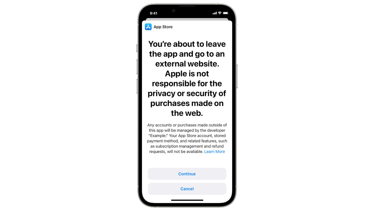 Apple App Store Anti steering compliance