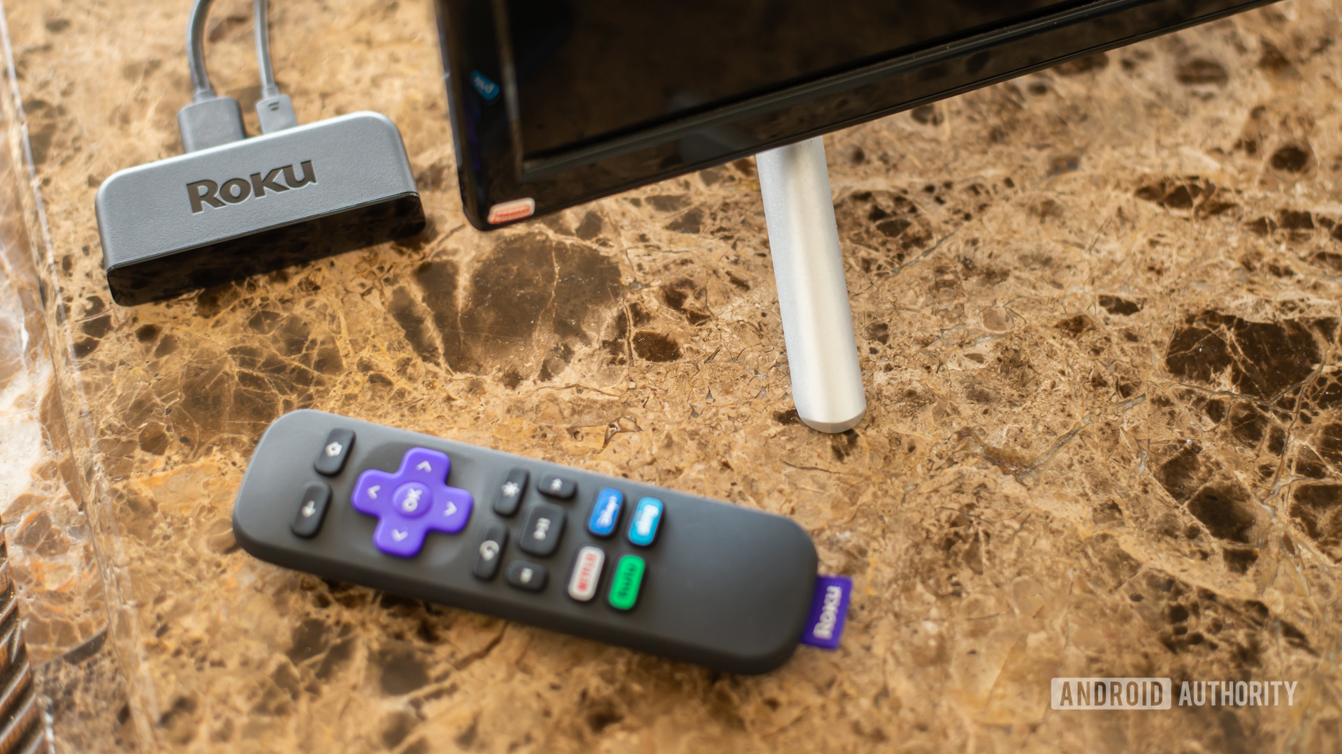 Roku Premiere plugged into TV 2