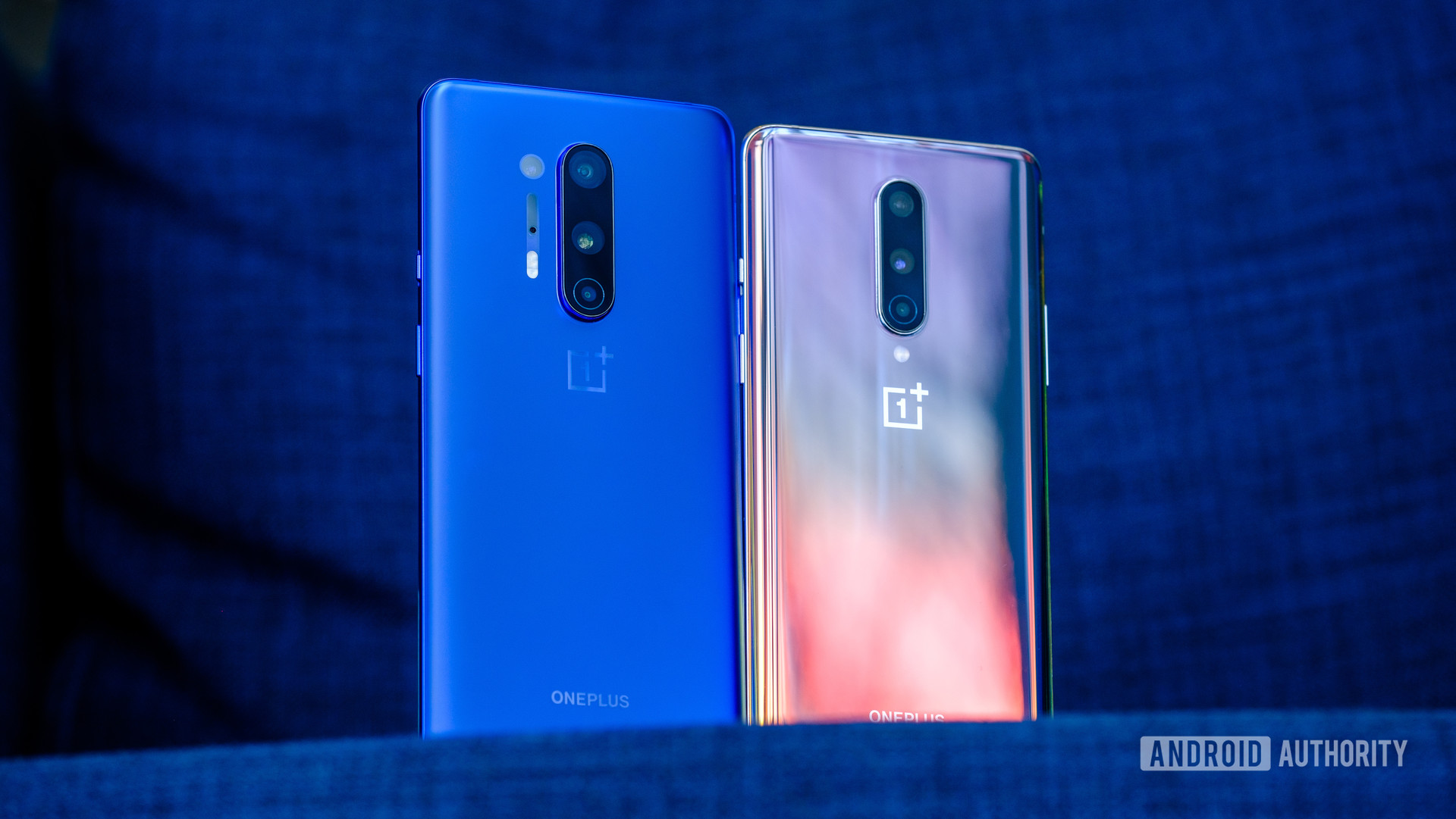 OnePlus 8 and OnePlus 8 Pro backs