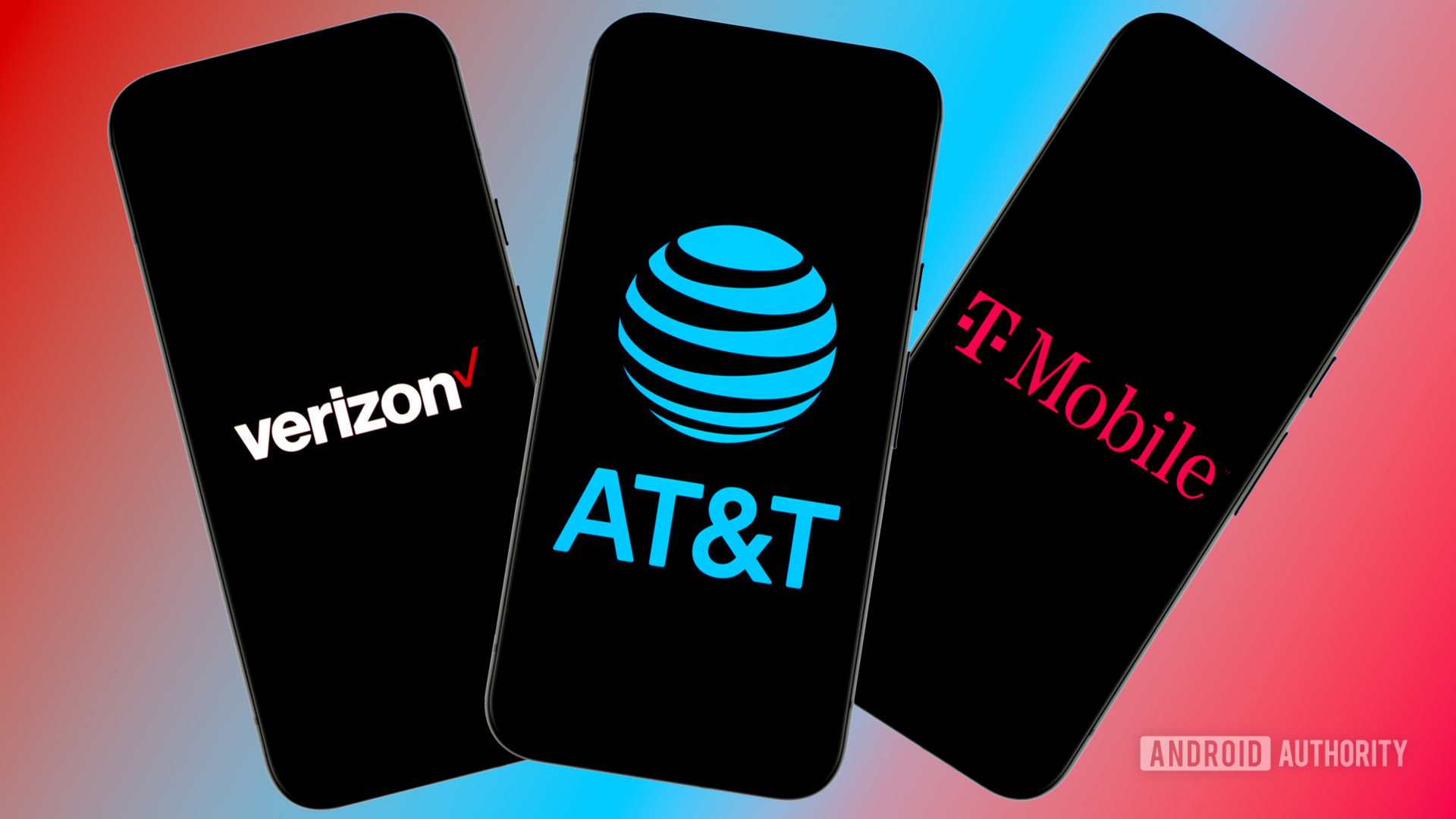 Stock photo of major US carriers Verizon Wireless, AT&T, and T Mobile (7)