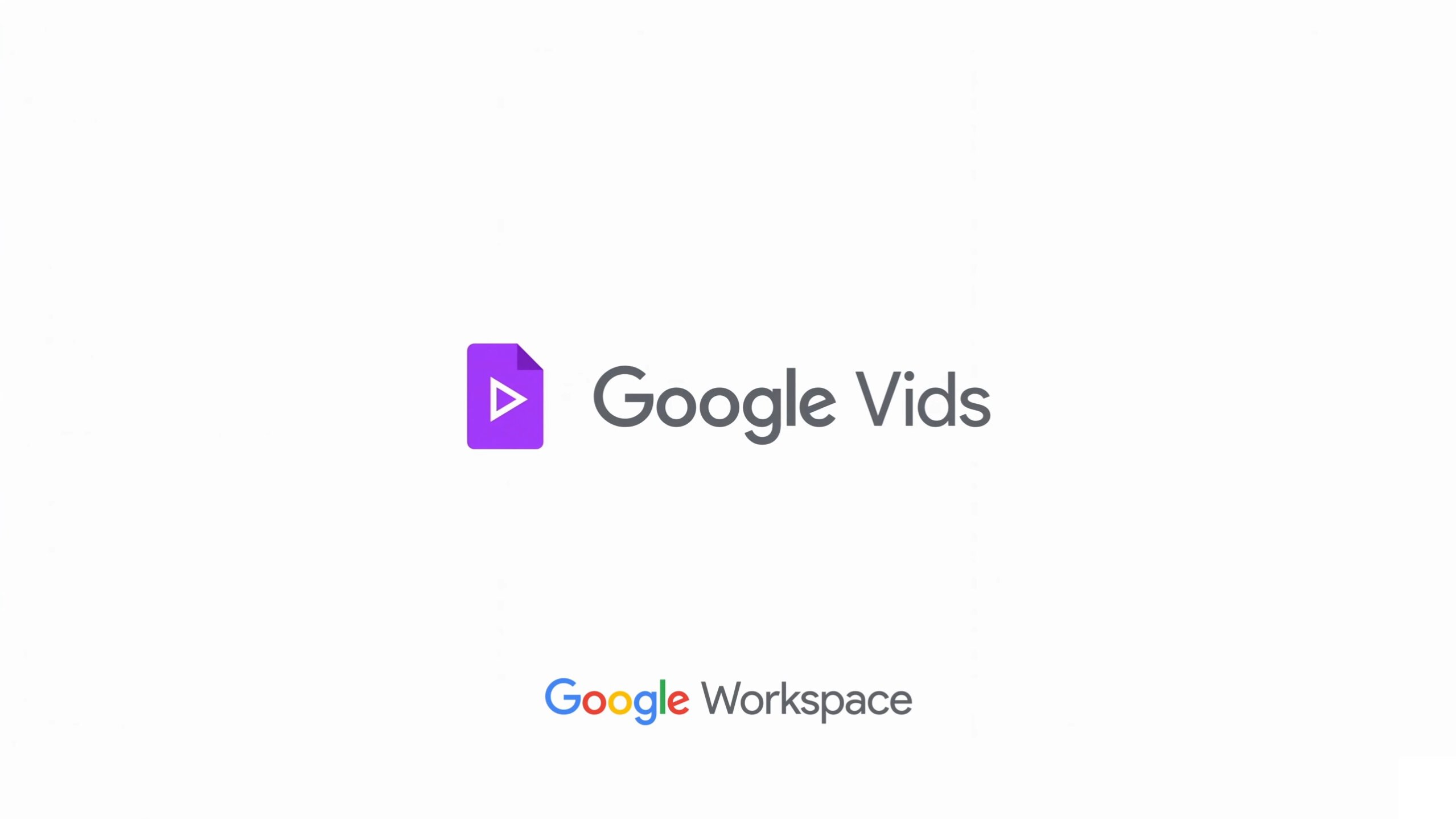 google vids splash screen