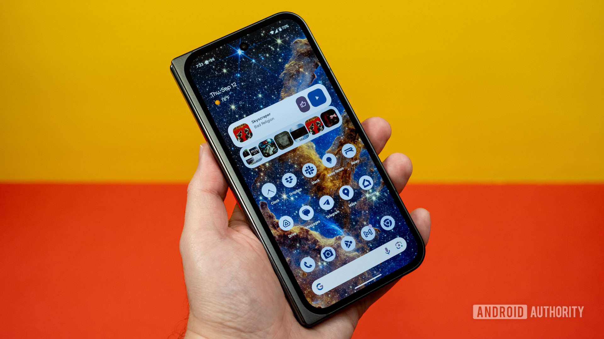 Pixel 9 Pro Fold in hand