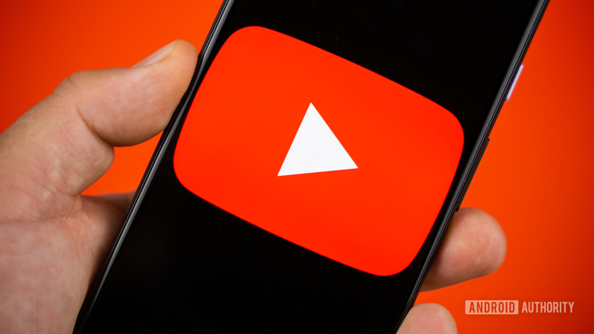 YouTube on smartphone stock photo 15