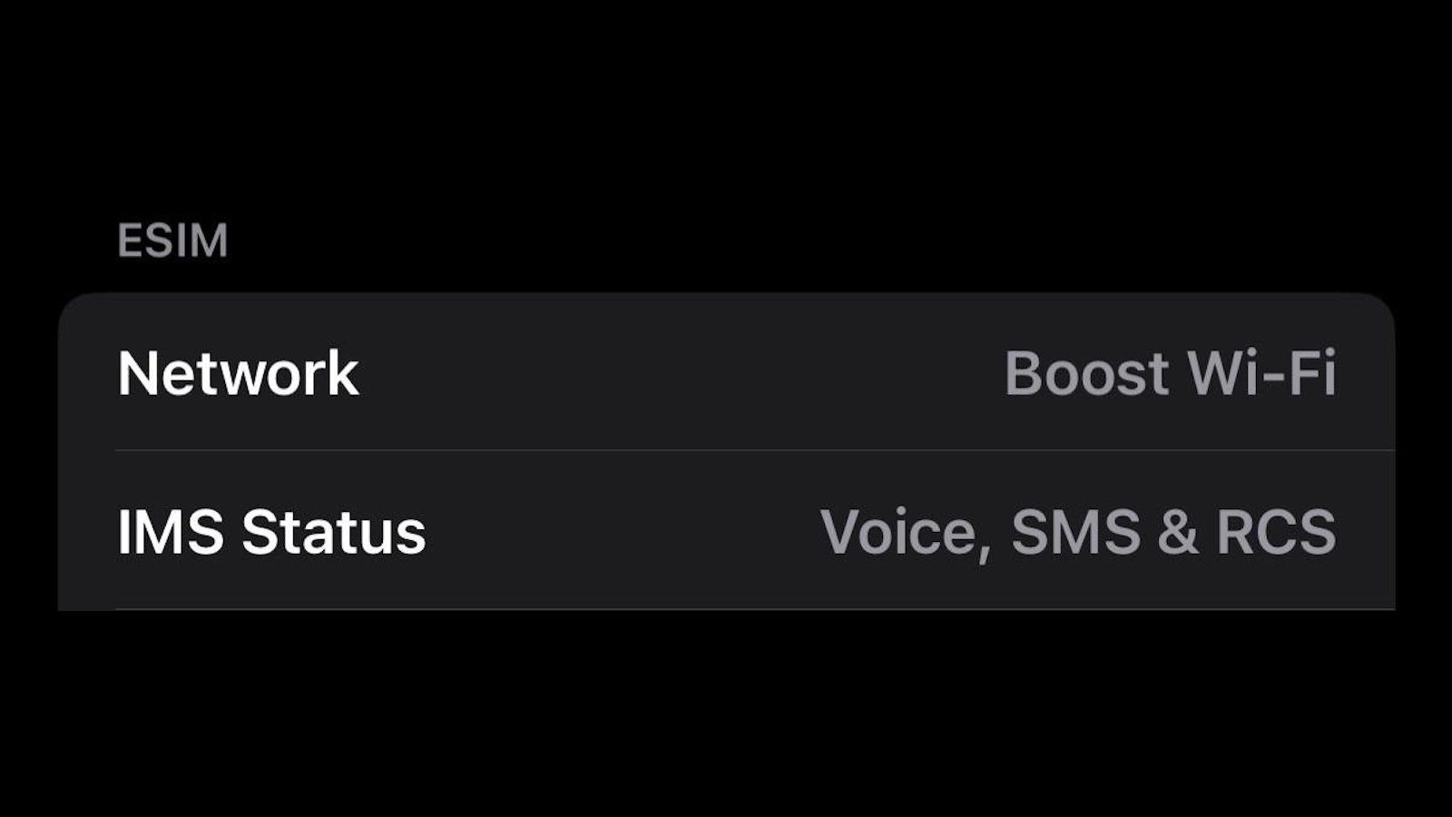 RCS for Boost Mobile on iOS 18.2