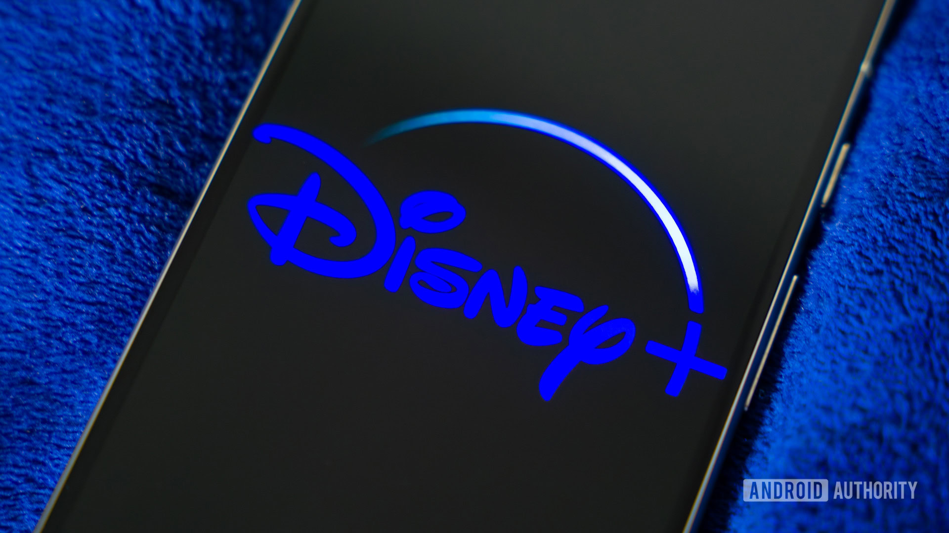 Disney Plus logo on smartphone stock photo (3)