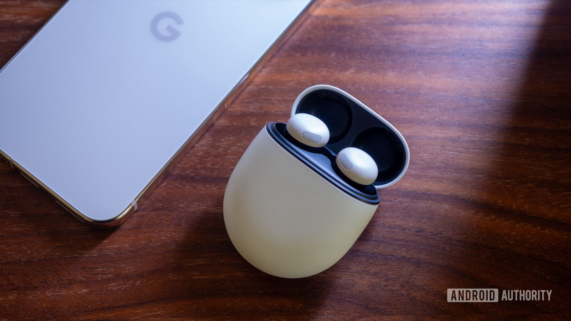 google pixel buds pro 2 in case next to pixel 9 pro 1