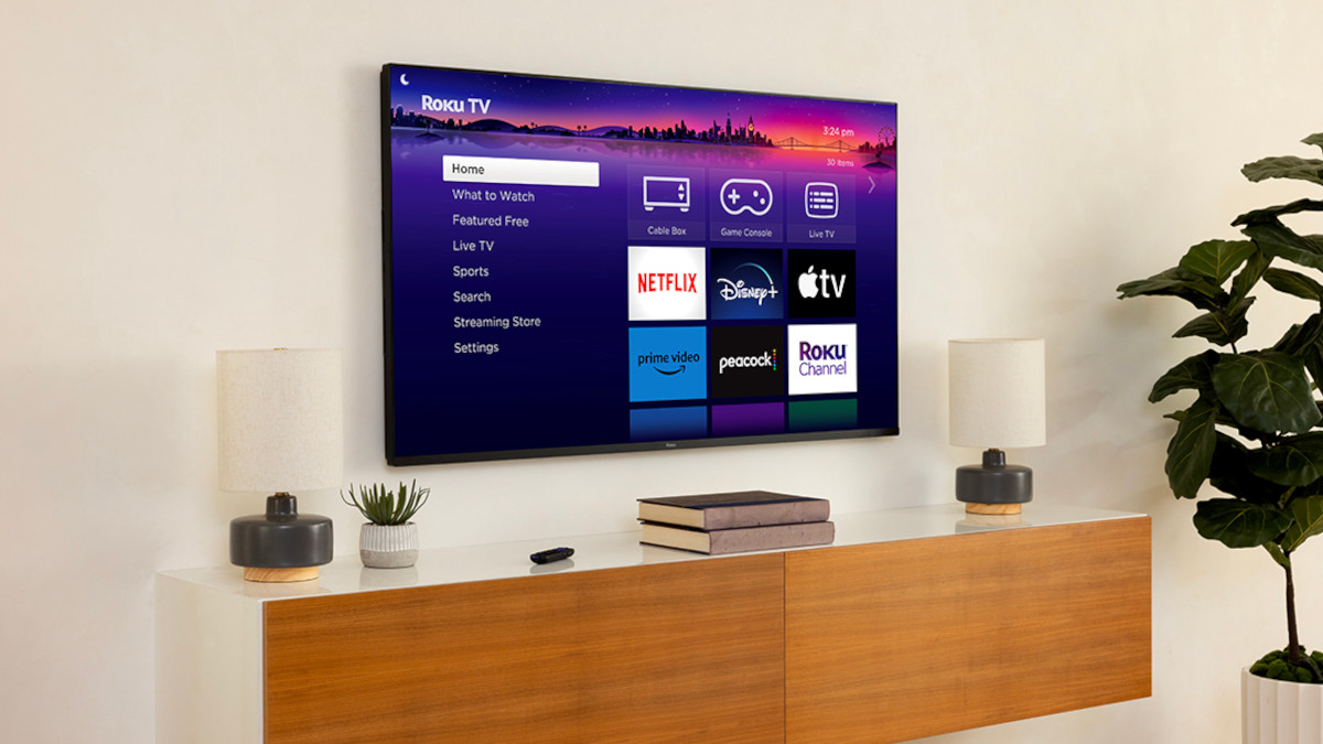 Roku Pro series in living room