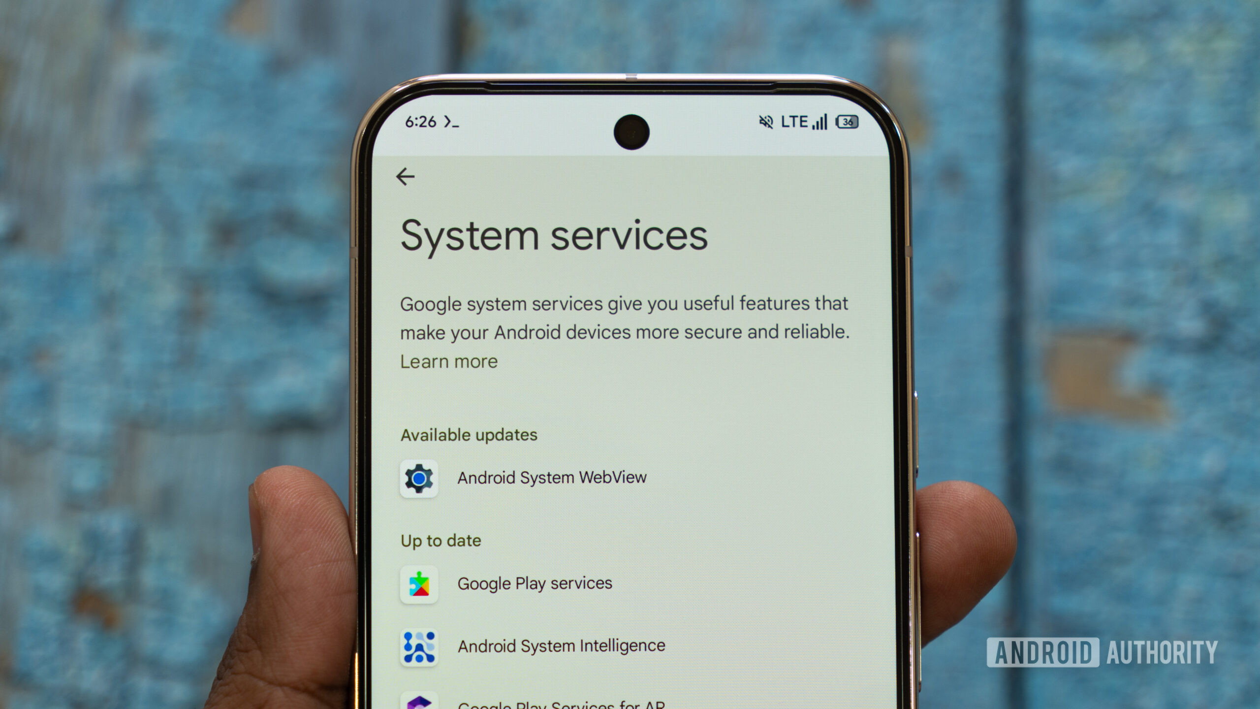 Google Play Services System Services