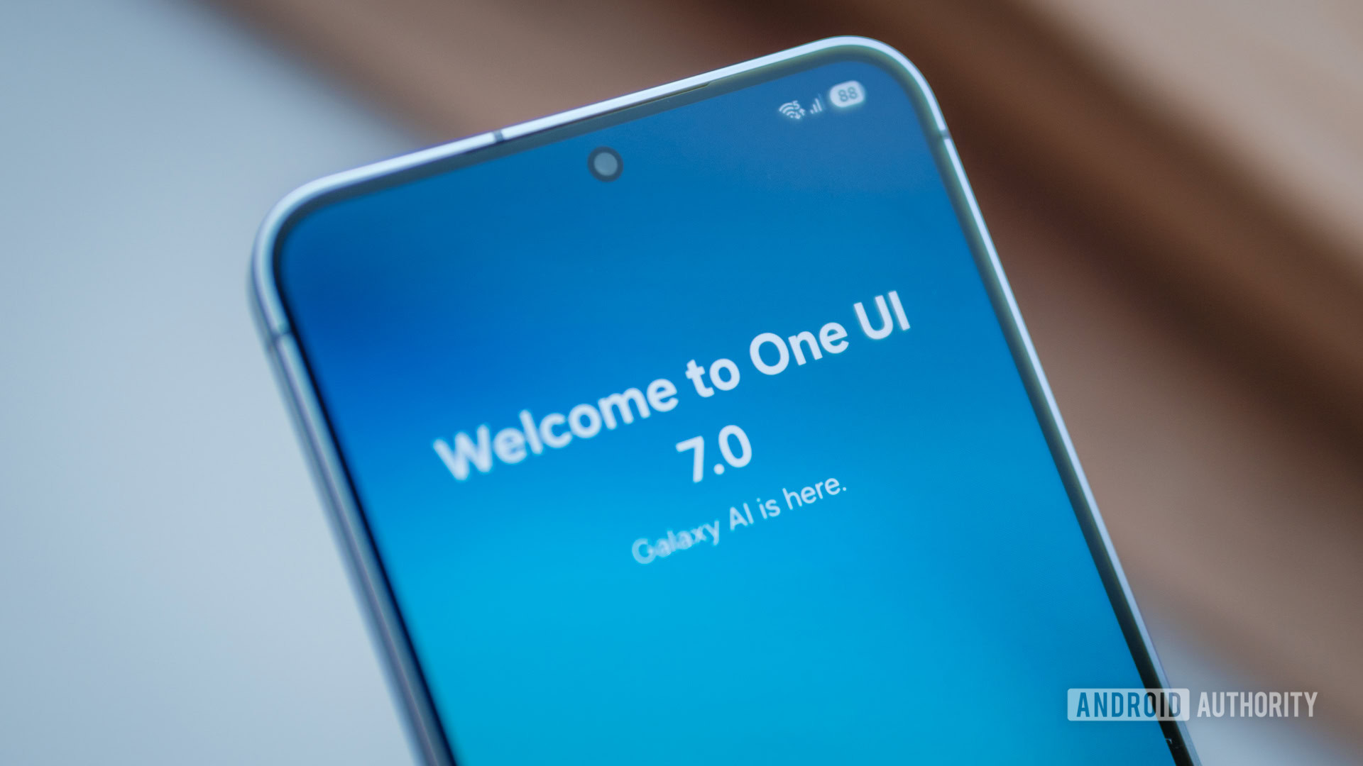 One UI 7 welcome screen One UI 7 welcome screen